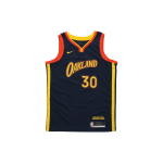 Nike NBA Warriors 21/22 Curry City Edition Swingman S&auml;rk Merev&auml;esinine/Oranž Meeste Streetwear CN1729-421 XXL