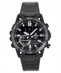 Casio Edifice Sospensione Nutitelefoni Link Bluetooth Analoog Digitaalne Must Dial Kvarts ECB-40BK-1A 100 meeste k&auml;ekell must