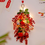 Hiina aasta kaunistustega marjade &otilde;nnistav ripats siseruumides kasutatavaks t&ouml;&ouml;lauakaunistuseks Style A