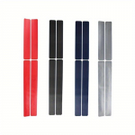 4 tk/komplekt Autotarvikud Uksel&auml;ve kriimustus Tere tulemast pedaalikaitse s&uuml;sinikkiust kleebised 4pcs/set punane