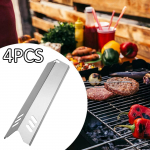 4Pcs Grill Heat Tents Burner Tubes 15 inch Gas Pipe Burners Flame Mash Plate