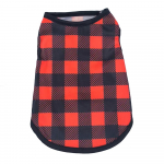 Ruuduline Koer Colthes Suvine hingav kassi kutsikavesti r&otilde;ivad Hubane lahe v&otilde;rgust T-s&auml;rk v&auml;ikestele koertele Chihuahua Prantsuse buldogi kost&uuml;&uuml;mitarbed XS punane