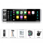 REAKOSOUND autoraadio 1 din CarPlay autostereo 5,1-tolline raadio Android Auto multimeediumipleier universaalseks toeks Bluetooth MirrorLink FM