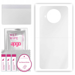 apgo Ultra Clear Protective Skin Sticker for the back compatible with Xiaomi Redmi Note 9 Pro 5G, Wrap Film, Hydrogel Film, Flexible, Soft TPU with po