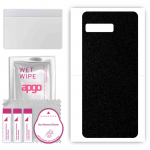apgo Protective Skin Sticker for the back compatible with Asus ROG Phone 3 Strix, Wrap Film, Foil, Vinyl - Pattern Matte Black