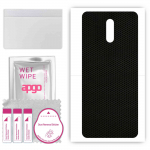 apgo Protective Skin Sticker for the back compatible with Nokia 2 V Tella, Wrap Film, Foil, Vinyl - Pattern Matrix