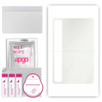 apgo MATTE Protective Skin Sticker for the back compatible with TCL TAB 8 LE, Wrap Film, Hydrogel Film, Flexible, Soft TPU with positioning layer easy