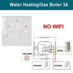 Koduk&uuml;tte termostaadi p&otilde;randak&uuml;tte temperatuuri regulaator vee/elektrip&otilde;randa/gaasikatel kodust eemal režiimi jaoks For water/gas boiler valge