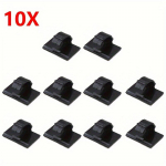 10/20/50-pakendis mustad kaabliklambrid &ndash; 3M isekleepuv juhtmehoidja, traadihoidik autos ja kodus kasutamiseks 10pcs
