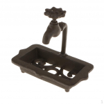 Tugev malmist n&otilde;udehoidja seebialus vannitoa organiseerimisalus hotell