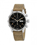 Mathey-Tissot Type 21 Kronograaf Ehtne Nahk Must Tihvild Automaatne H1821CHATLNO Meeste K&auml;ekell must