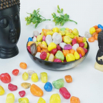 Tumbled Stones Reiki Chakra Healing Dekoratiivsed veerised Vaasi t&auml;itematerjalid Juveelikivid, Reiki Healing, Vastu Kodukontori sisustus