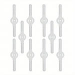 10/20 tk Plastikust murutrimmeri terad nailonterad muruniiduki vahetustarvikud elektrilise muruniiduki v&otilde;sal&otilde;ikuri jaoks