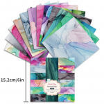 24 lehte v&auml;rvilised k&auml;sit&ouml;&ouml;paberi padjad L&otilde;ikamisvormid Kunst Taust Origami scrapbooking kaartide tegemine