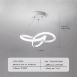 LED lakke rippvalgusti Moodne s&ouml;&ouml;gitoa lamp Isiksus Loovus Lihtne s&ouml;&ouml;gitoa l&uuml;hter Nordic Modern Lihtne Voltage90-220V&Warm white-No RC