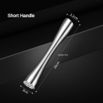 Roostevabast terasest kokteilisegaja kodubaari jaoks, j&auml;&auml;keeratav pulk, purustatud haamer popsipulgad K&ouml;&ouml;gitarbed Baarit&ouml;&ouml;riistad