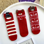 Sokid Talvised J&otilde;ulud P&otilde;drapuu muster Soe Naiste Puuvillane Armsad Sukad