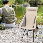 K&auml;mping kokkuklapitavad toolid kalastamiseks k&uuml;lgtaskuga rannapeatoega sise&otilde;ue jaoks roheline