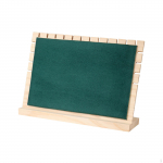 Elegant Wooden Jewelry Stand for Necklace Organization in Home Or Store valge