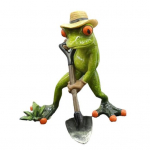 Aiandus Konn Kujukes Hoides Labidas Roheline Konnavaik Kuju Farmer Loom Skulptuur Kodukontor T&ouml;&ouml;laua kaunistus Sise-v&auml;lisaia Ornament