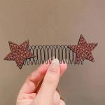 Uued Korea Rhinestone Star Juukseklambrid T&uuml;drukutele Juuksekoristaja Kamm Naiste Updoor Juukseklambrid Peakatted T&uuml;drukutele Lastele Juukseaksessuaarid