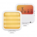 5W tasku-LEd-valgusti minivideolamp kahev&auml;rviline fotograafiavalgusti kolme k&uuml;lmakinga kinnitusega ja 1/4-tolline must