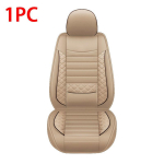 Luksuslikud PU-nahast autoistmekatted, autode katted, matid, universaalsed SEAMETAL istmekaitsepadjad, autotarvikud 1pc front seat cover beež