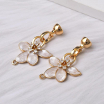 Kullatud lille&uuml;hendused Kinnitused Lukk Sulgur Klambrid Aksessuaarid Isetegijale Naiste N&auml;put&ouml;&ouml; Helmed Ehete valmistamine 1pc