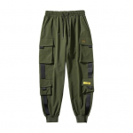 Meeste kaubap&uuml;ksid lahtised pahkluudega pingutusn&ouml;&ouml;rid elastsed v&ouml;&ouml;kohad &uuml;hev&auml;rvilised, mitme taskuga rihmaga sisekujundus Fitness T&auml;navar&otilde;ivad v&auml;lireisimiseks spordip&uuml;ksid 2XL khaki