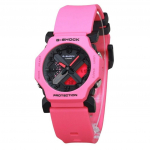 Casio G-Shock Analoog-Digitaalne Lilla Vaikrihm Must sihverplaat Kvarts GA-2300-4A 200M Meeste k&auml;ekell must