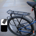 Jalgrattahoidik, tagumine kaubaraam, tagaistmel, jalgratas, m&auml;gijalgratas, 75 kg must