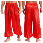 Halloweeni Araabia prints Rollim&auml;ng Muinasjutud Cosplay K&otilde;hutantsukost&uuml;&uuml;m Kuldse trimmiga Bloomer Lahtise p&otilde;hjaga maskiball 4XL