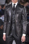 AL KHALID DESIGNER Uus Meeste Must Bleiser 100% Pehme Lambanahast Kitsa L&otilde;ikega Jakk Bleiser XS must