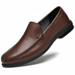 Meeste libisevad kingad vabaaja jalutusk&auml;iguks meeste ehtsast nahast mokassiinid moe jaoks meeste vabaaja pulmadeks s&otilde;idu mokasiinid korterid &auml;ri 37