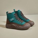 moodsad naiste spordijalatsid, tossud, nahast paelad, talvised naiste vulkaniseeritud jalan&otilde;ud, kerged l&otilde;uendist &uuml;mmarguse ninaga vabaajajalatsid 2024 35 roheline