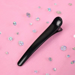 10 tk Professionaalsed juuksurisalongi juuksen&otilde;elad, must plastikust &uuml;heharuline DIY alligaatori juukseklamber 10Pcs roosa