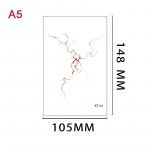 Lightning Lines &Uuml;rdimahla v&otilde;lts t&auml;toveeringud naistele Meeste Kunst Veekindel p&uuml;siv ajutine t&auml;toveering Kleebised Gothi randme t&auml;toveeringud