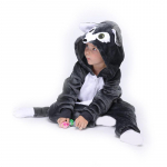 Laste Shark Onesie kost&uuml;&uuml;m Animal Cosplay magamisriided lastele kapuutsiga kombinesooni koduriided 100cm