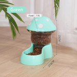 1,8-liitrine lemmikloomade automaatne s&ouml;&ouml;tja Seenet&uuml;&uuml;p Kukkumisvastane toidukauss Joogiveepudel S&ouml;&ouml;tmiskausid S&ouml;&ouml;tmismahuti tarvikud Food Bowl sinine