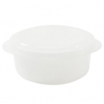 Praktiline l&auml;bipaistev kaas, mitmeotstarbeline &uuml;mmargune BPA-vaba toidu s&auml;ilituskonteiner k&ouml;&ouml;gitarvikute Bento Box valge