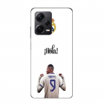 Coque Maniacase pour Xiaomi Redmi Note 12 5G Kylian Mbappe Real Madrid 9 Hola