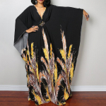 Lipsuv&auml;rviga kaftani kleit, vabaaja rannasuvine Maxi Cover Up Maxi kleit, naiste riided One Size