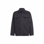 Adidas Originals Essential Premium Essentials &Uuml;ler&otilde;ivastus &Uuml;hev&auml;rviline Suure Taskuga &Uuml;he Rinnaga Pikkade Varrukatega Jakk Meeste Jakk Must IS1805 XS