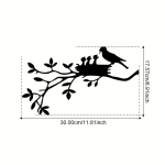Tree on Branches with Birdhouse Iron Crafts Elegant Indoor and Outdoor D&eacute;cor, Perfect for Bedroom and Outdoor Wall Decoration helehall v&auml;rv