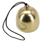 Ripats metallist kell, puhas vask, vintage tuulekella, 1 tk vargusvastane meisterdatav k&auml;sit&ouml;&ouml; uksekell kullast rippuv kodukaunistus