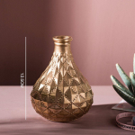 Creative Nordic Retro Glass Vaase Ornaments Gold Glass Vaas Klaasvaas Lillevaas Lillepudel A
