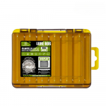 Kahepoolne kompaktne varustuskast &ndash; sujuv kalap&uuml;&uuml;k vastupidava ja mitmek&uuml;lgse lantide, konksude ja s&ouml;&ouml;tade organiseerijaga kollane