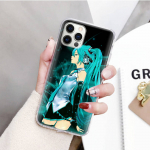 JW54 Hatsune Miku Vocaloid l&auml;bipaistev &uuml;mbris Samsung A04 A14 A23 M33 M53 Realme 10 9 C35 C55 VIVO Y02 X80 Infinix Hot 30 Note 11 Tecno Spark 8P Pro jaoks Infinix Hot 10S iiris v&auml;rvi