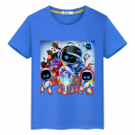 M&auml;ng Astro Bot tr&uuml;kiga t-s&auml;rk lastele poisile 10 aastat 100% puuvill anime l&uuml;hike y2k one piece Kawaii topid multifilm t-s&auml;rk t&uuml;drukute riided 150