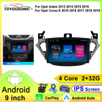 9'' AI Intelligentne S&uuml;steem Traadita CarPlay Android Auto Raadio Opel Adamile Opel Corsa E-le Auto Multimeedia GPS 2din 4 core 1GB+32GB carplay